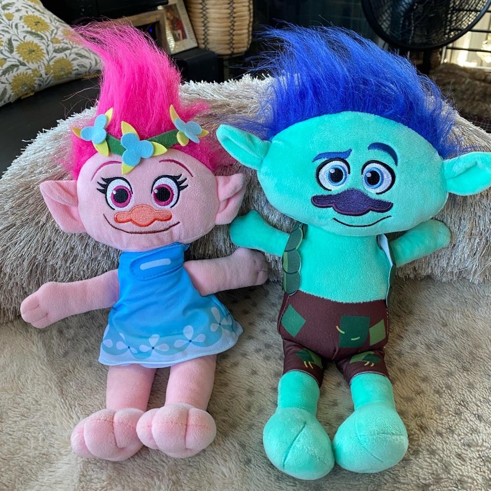 ✨ Dreamworks trolls branch and poppy plush